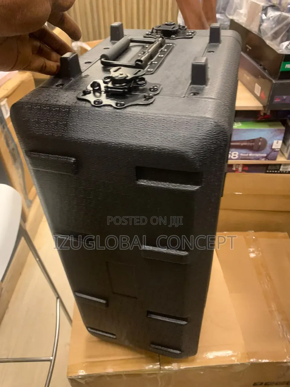 6U Rack Amplifier Case, Pro-Audio PA DJ Flight Road Travel Mount