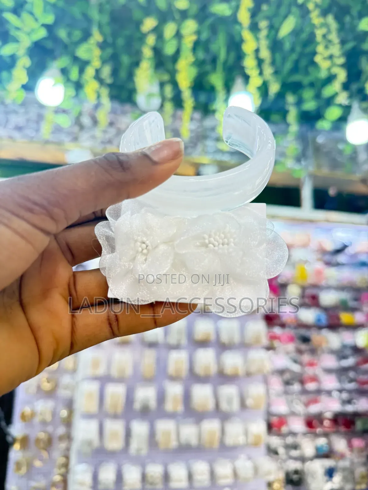 Flower Earring With Matching Bangle