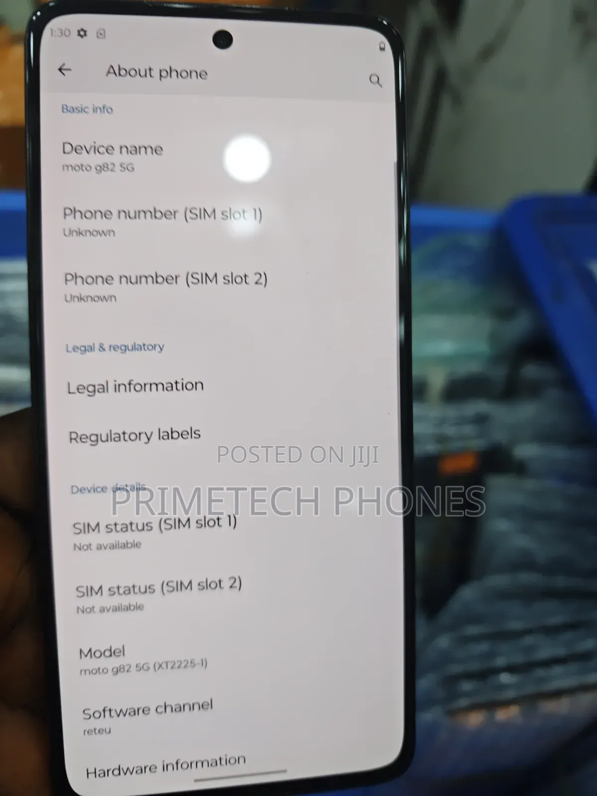 Motorola Moto G82 128 GB Black
