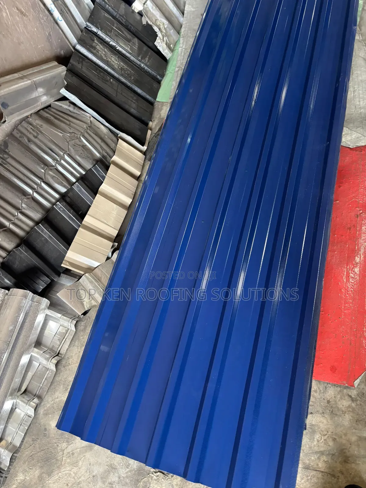 HM Blue Normal Longspan Roofing Sheets - 0.70mm(B) Thickness