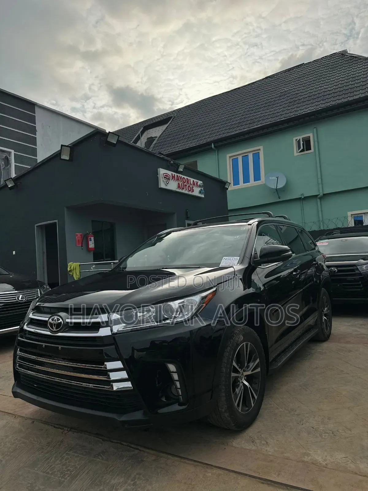 Toyota Highlander XLE V6 4x4 (3.5L 6cyl 6A) 2016 Black