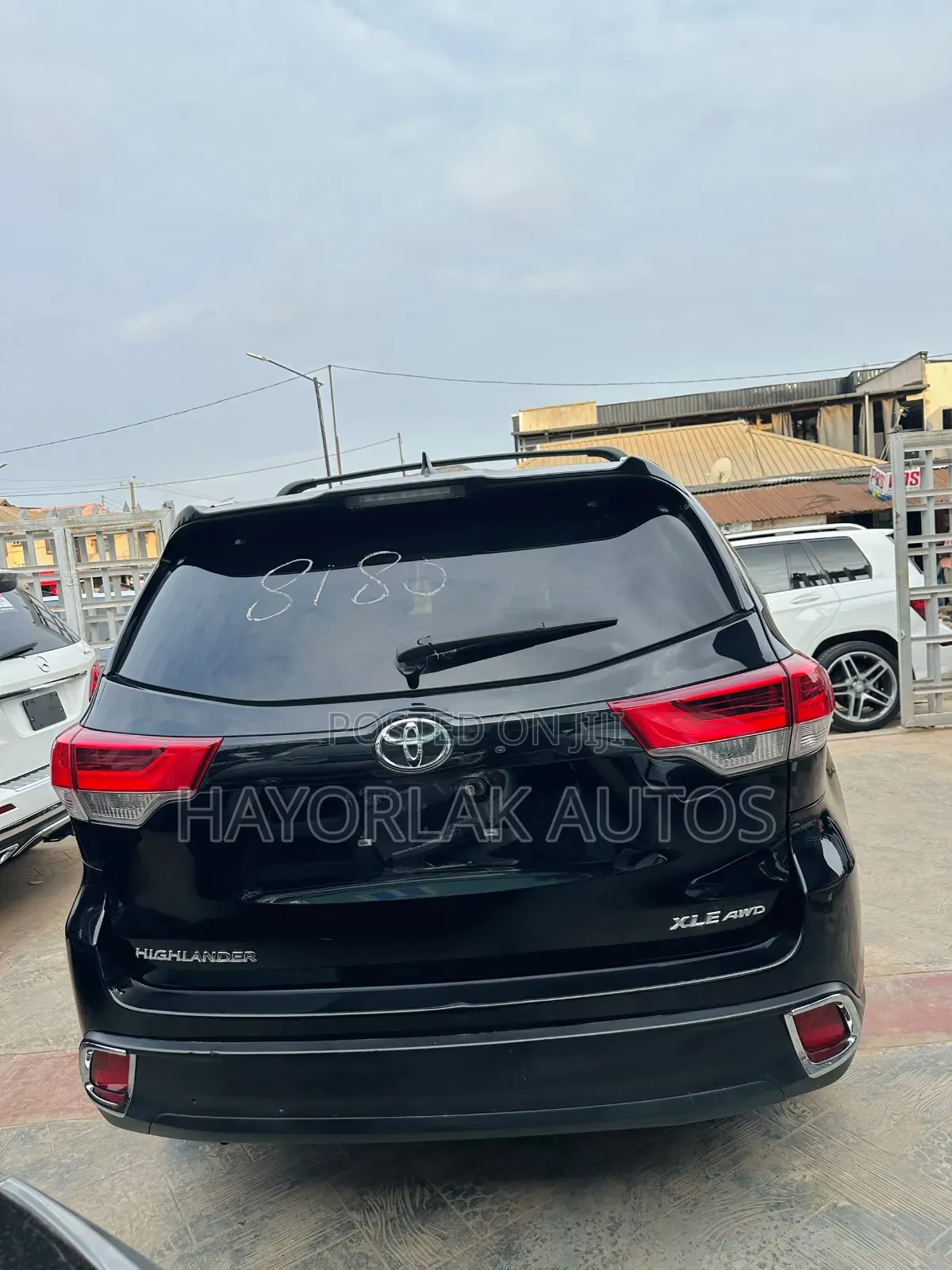 Toyota Highlander XLE V6 4x4 (3.5L 6cyl 6A) 2016 Black