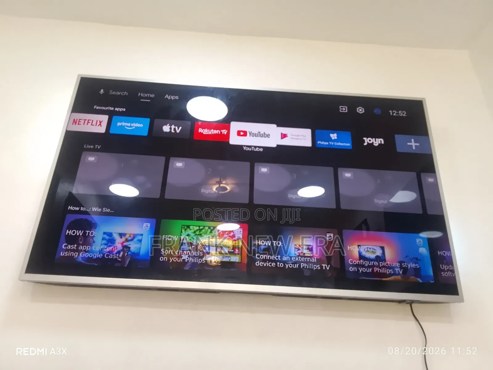 65 Inches Philips Android Television With Free Netflix