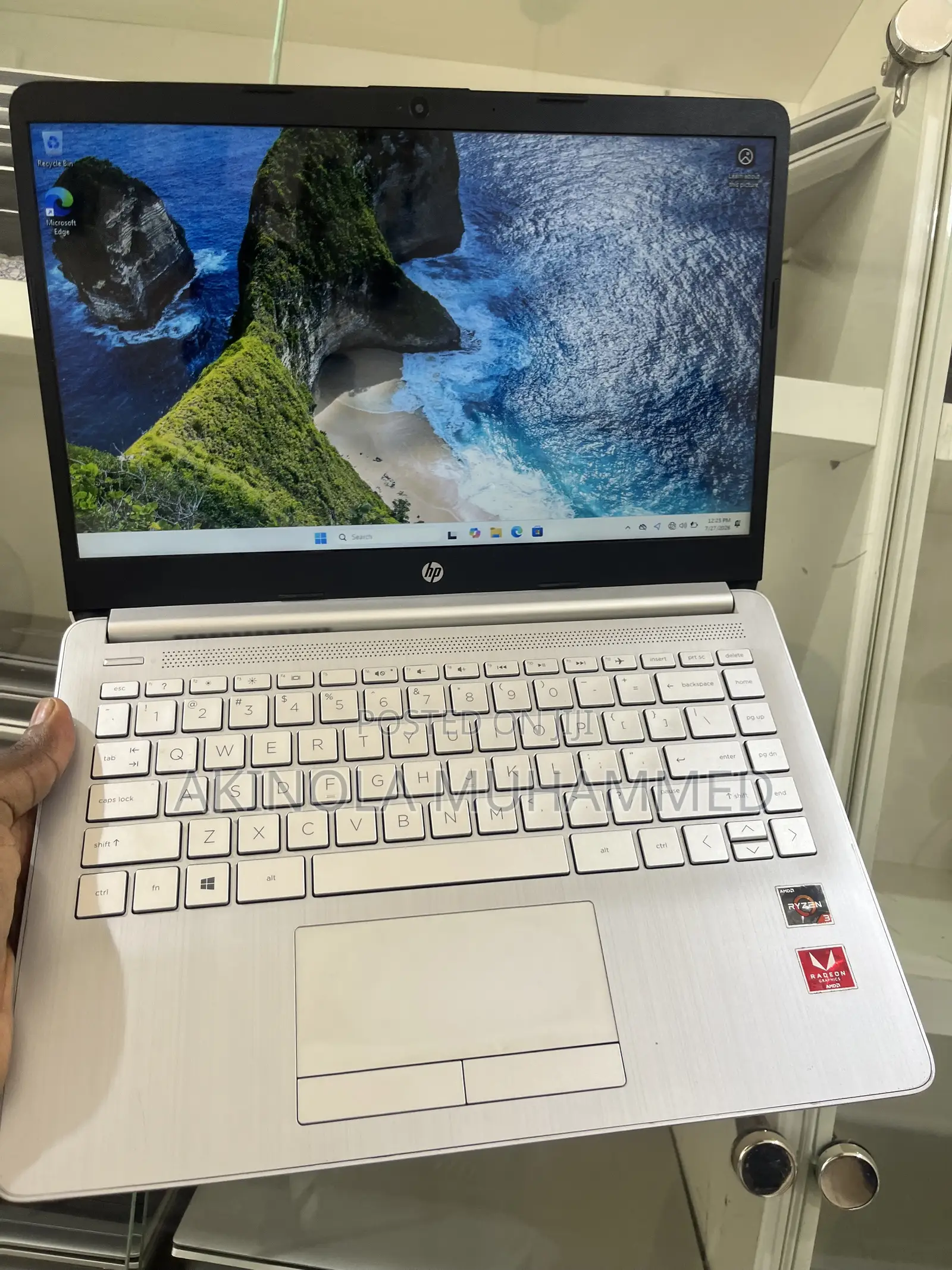 Laptop HP 14-dq1025cl 8GB AMD Ryzen 3 SSD 128GB