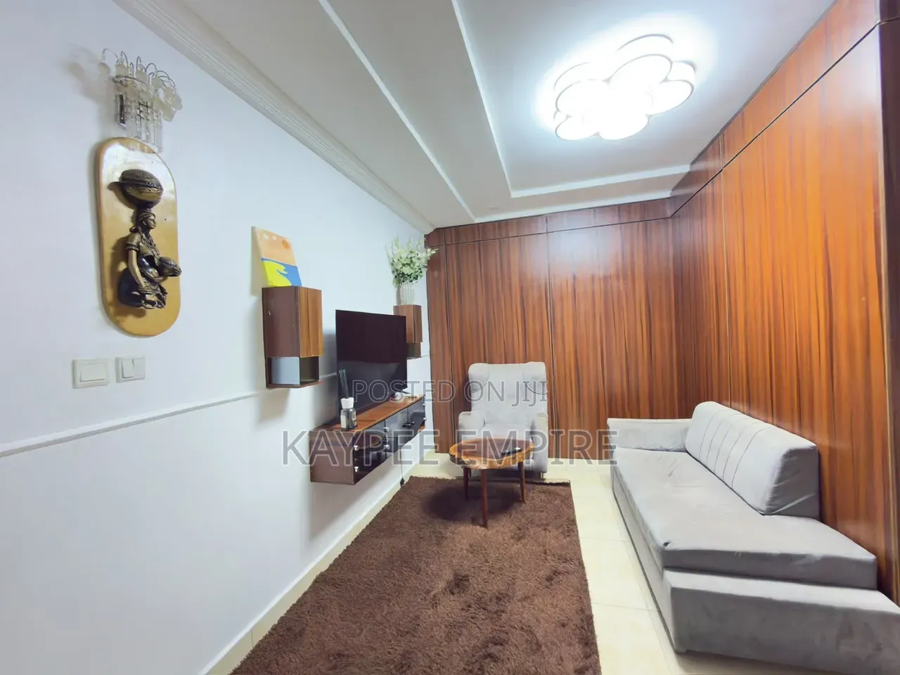 Furnished 1bdrm Room & Parlour in Garki for rent