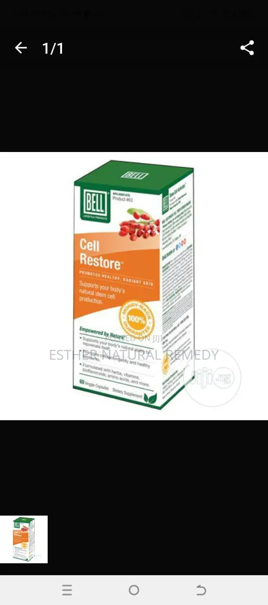 Bell Lifestyle Cell Restore( Promote Healthy, Radiant Skin)