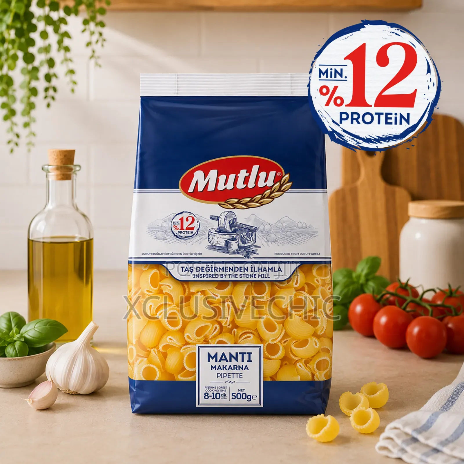 500g Mutlu Mantı Makarna (Pipette / Snail Shape)