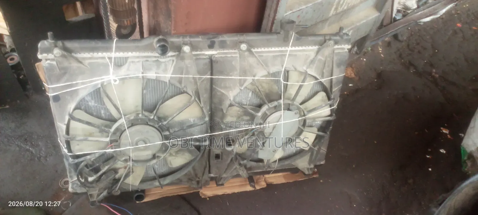 Honda Accord 2014=radiator and Fan