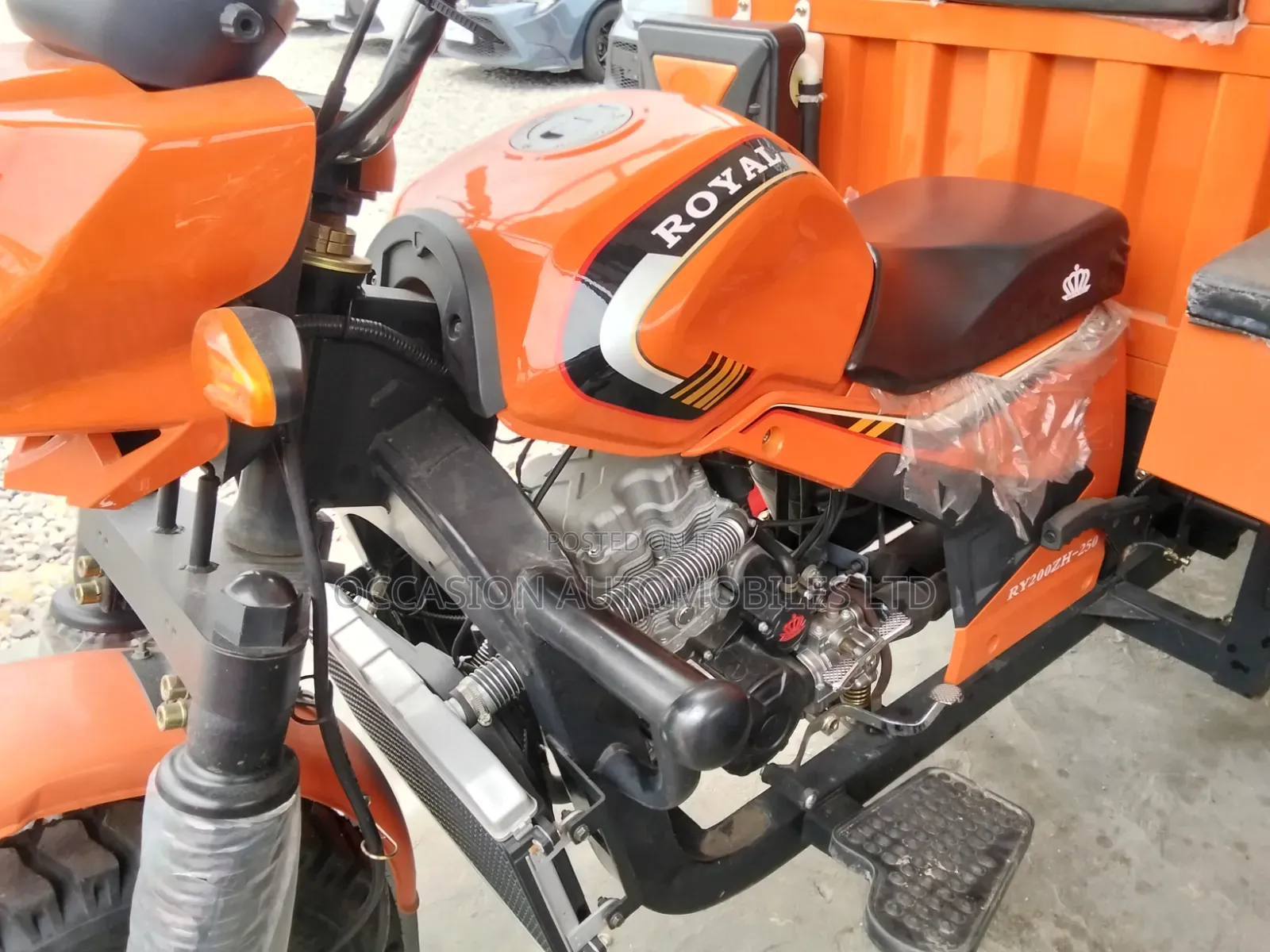 New Royal Motorcycle 2025 Orange