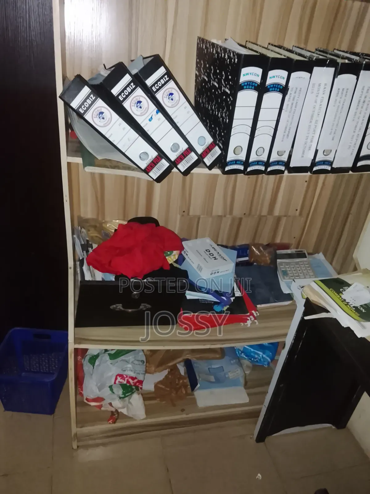 Large Office Storage Cabinet / Filing Cabinet With Shelves