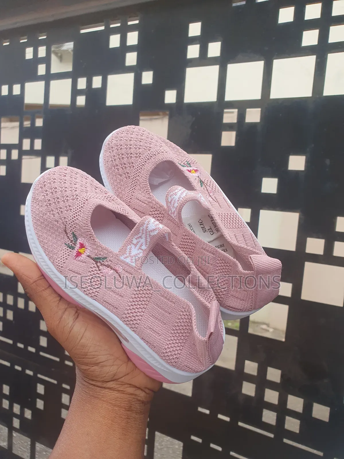Girls' Fashion Floral Walking Sneakers 25_35