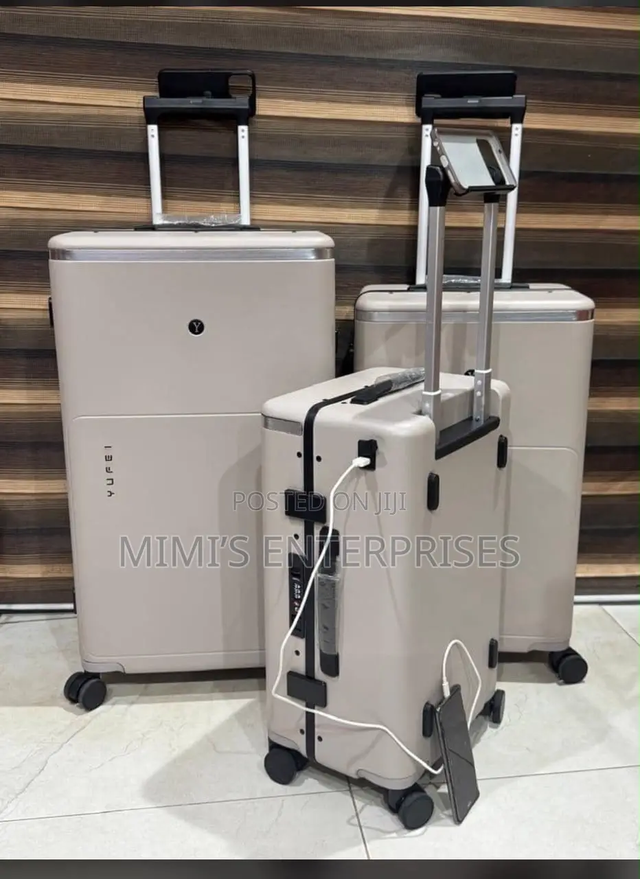 Premium Solid Rubber Luggage Set of 3