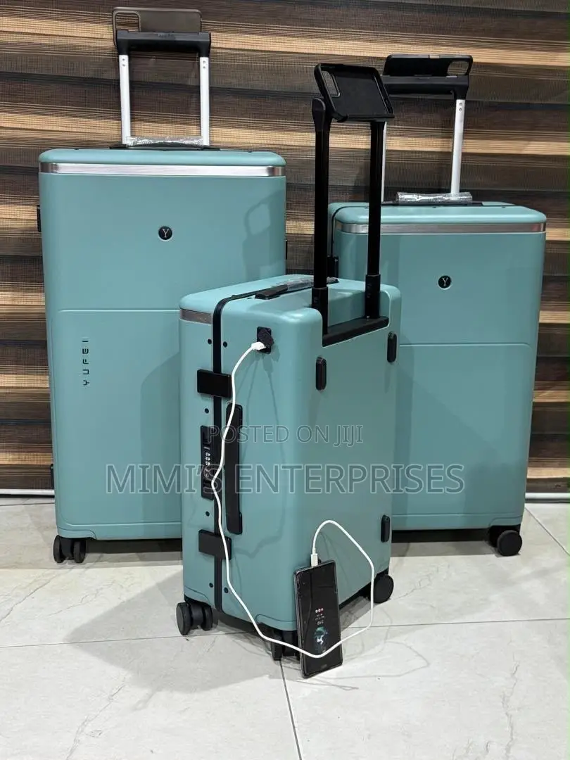 Premium Solid Rubber Luggage Set of 3