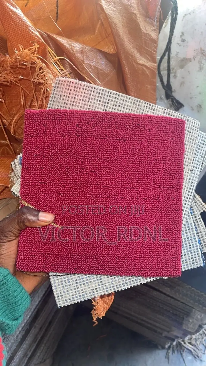 European Red Wall to Wall Rug