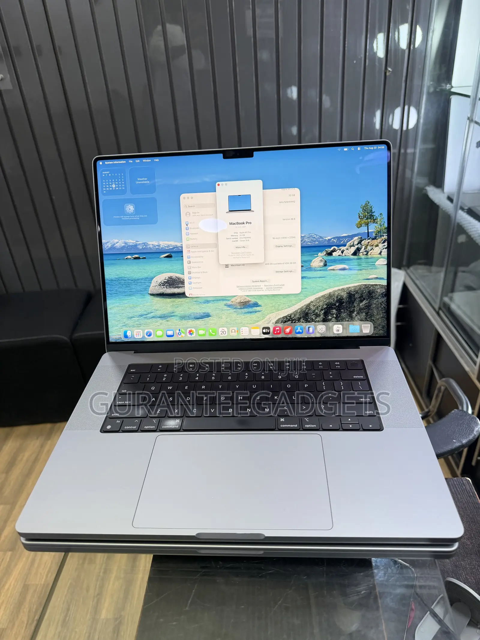 Laptop Apple MacBook Pro 2021 M1 32GB Apple M1 Pro SSD 512GB
