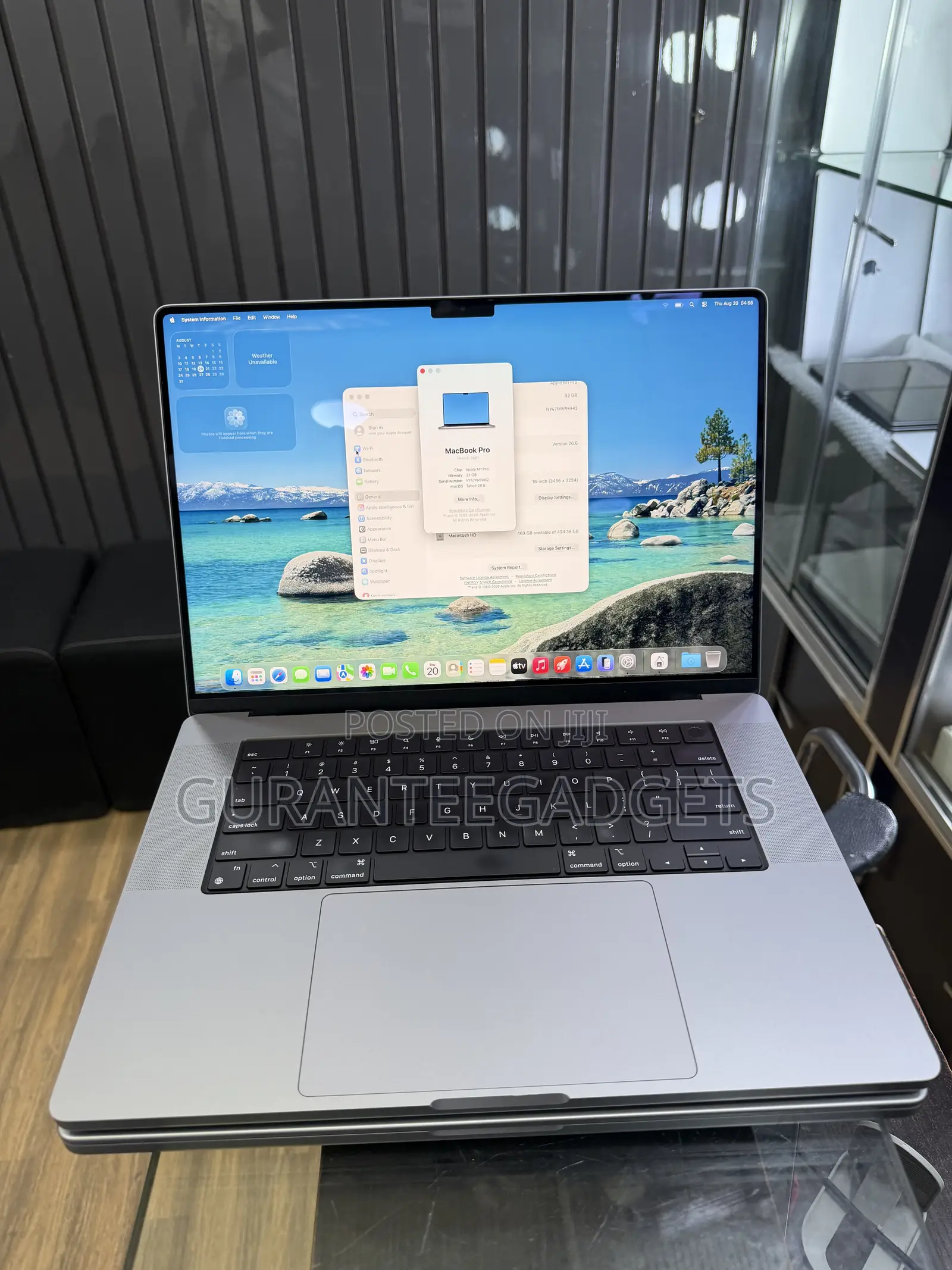 Laptop Apple MacBook Pro 2021 M1 32GB Apple M1 Pro SSD 512GB