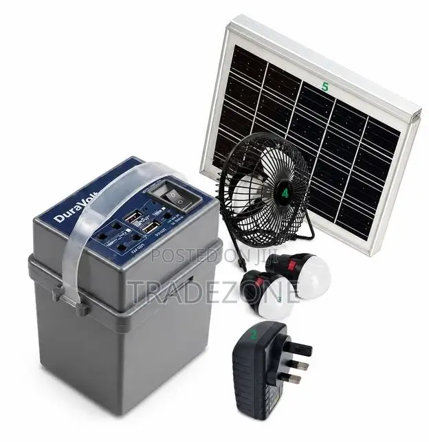 Duravolt 5 in 1 Solar Rechargeable Pack | SRP-1210A