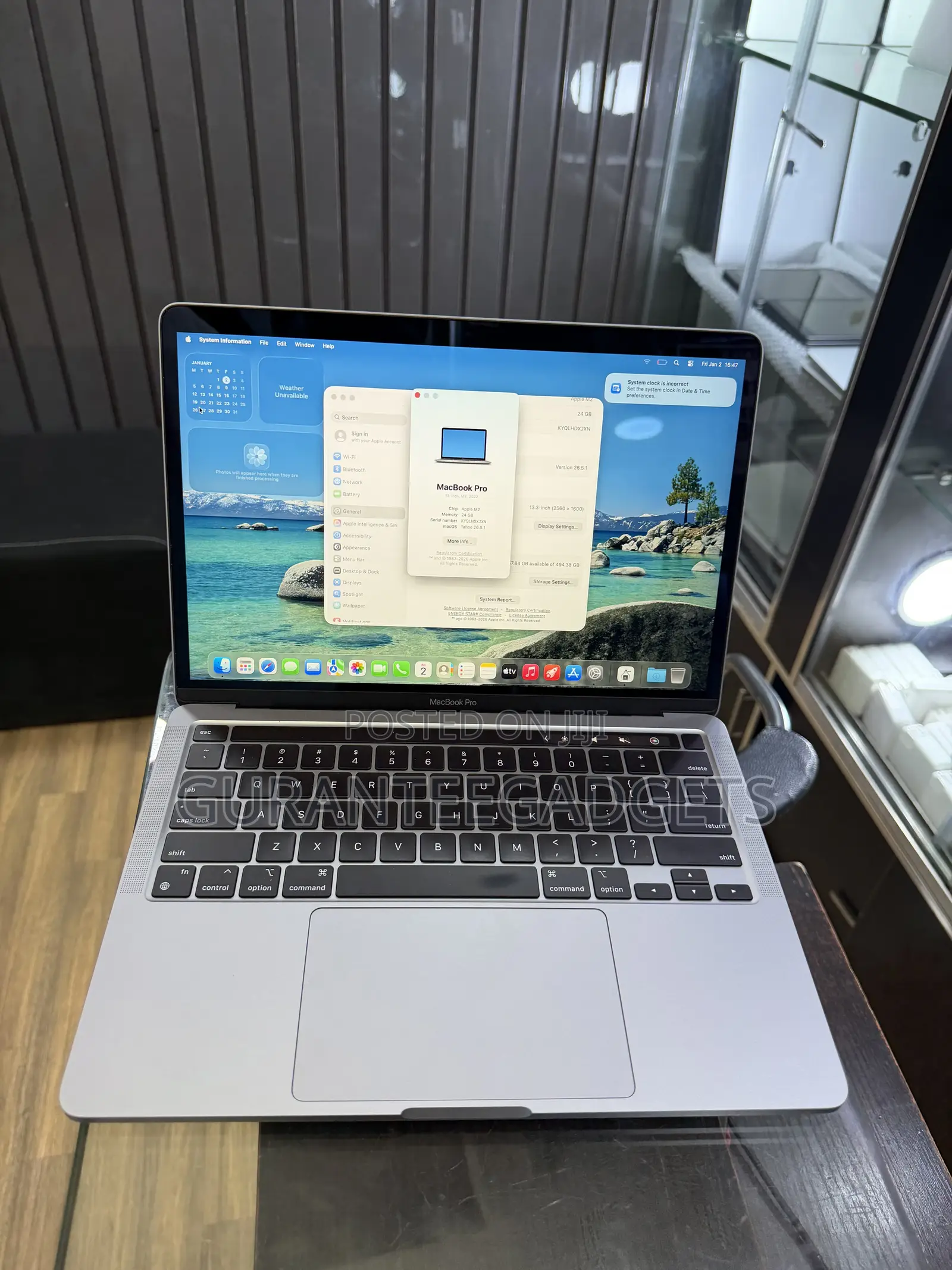 Laptop Apple MacBook Pro 2022 M2 24GB Apple M2 SSD 512GB