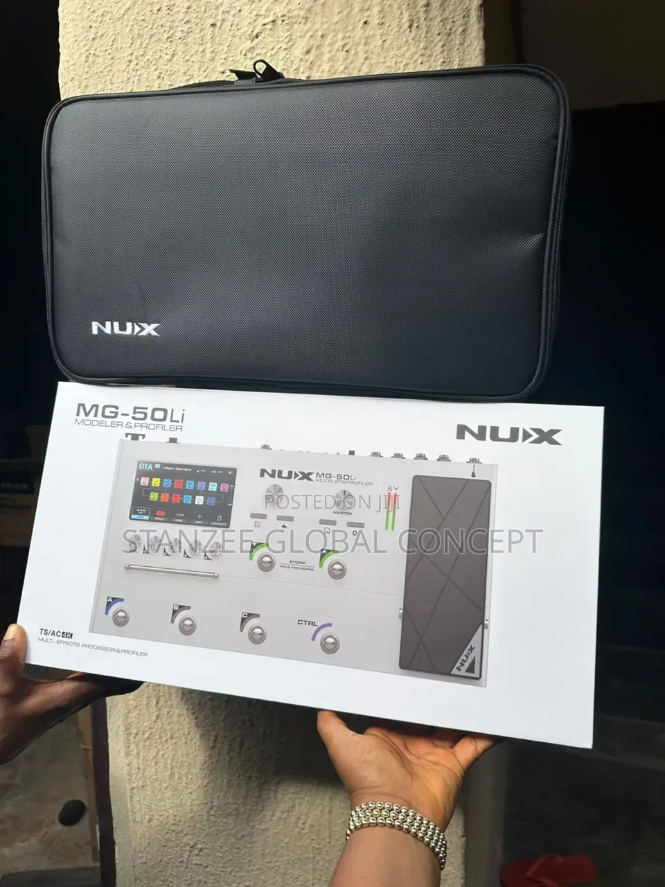 NUX MG-50Li Guitar Modeler Profiler Multi-Effects Pedal With Bag