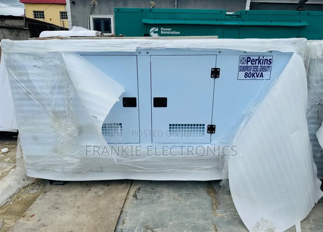 80kVA Silent Perkins Generator 100% Copper Coil
