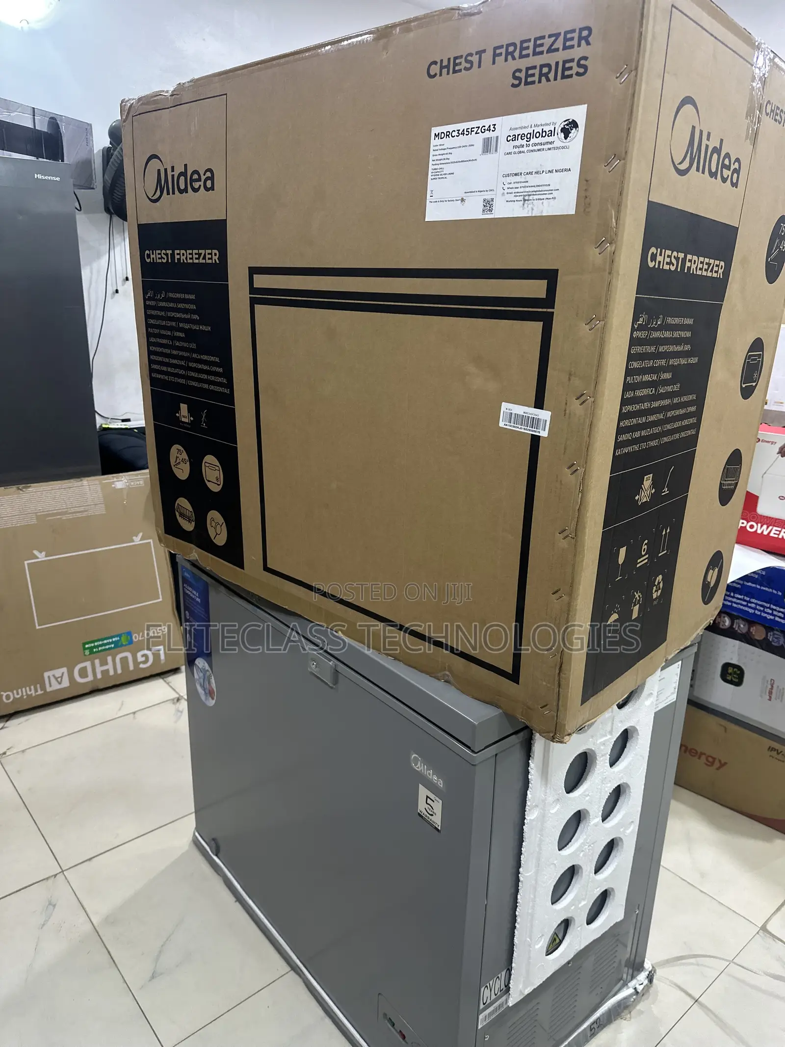Midea Chest Freezer With 250L Capacity