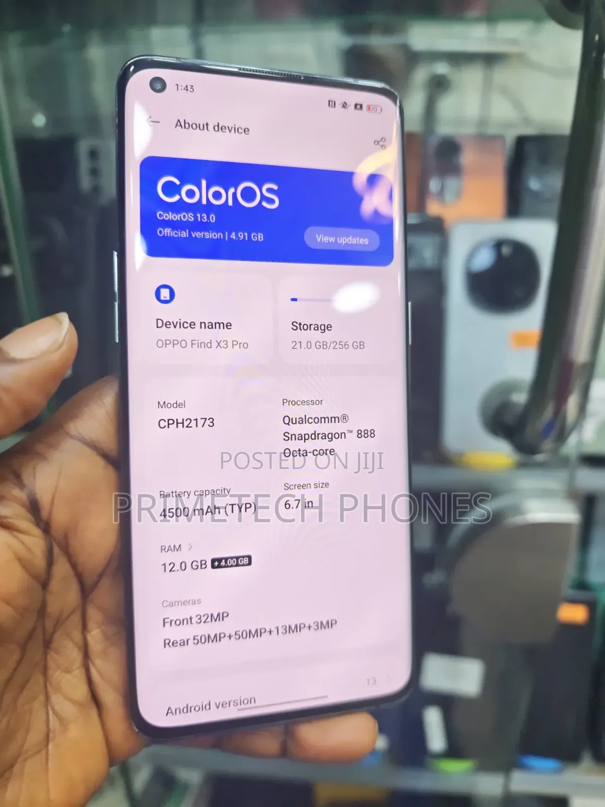 Oppo Find X3 Pro 256 GB Black