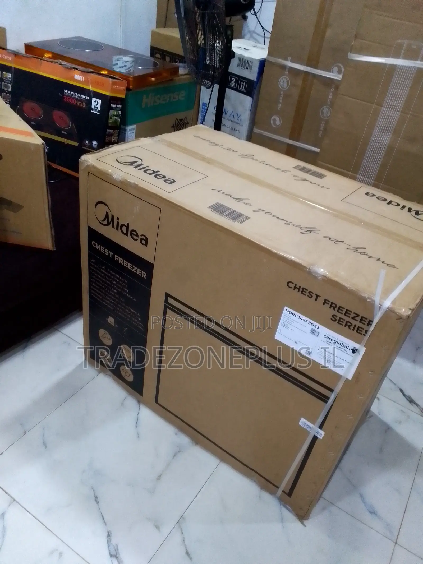 The Midea MDRC345FZG43 350-Litre 190V Chest Freezer Can Keep Poultry F