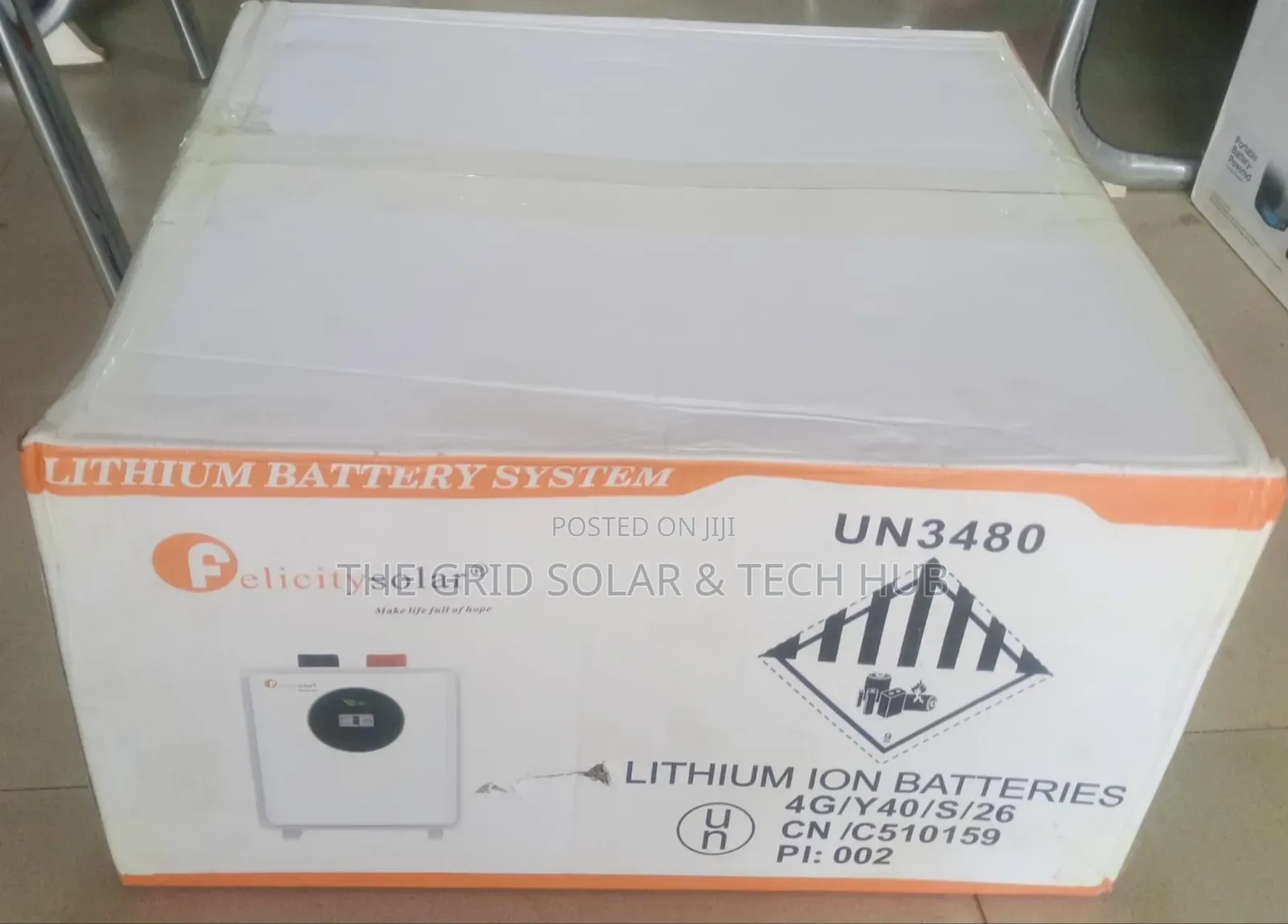 Brand New Felicity 2.56kWh 24V (100Ah) Lithium Battery (LiFePO4)