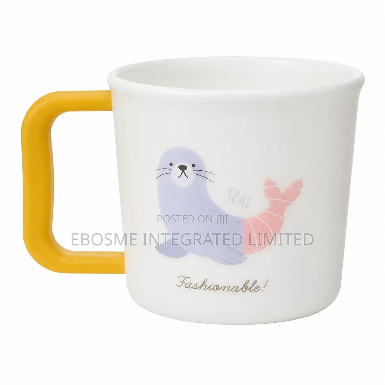 210ml Kids Plastic Mug With Handle – Seal Design