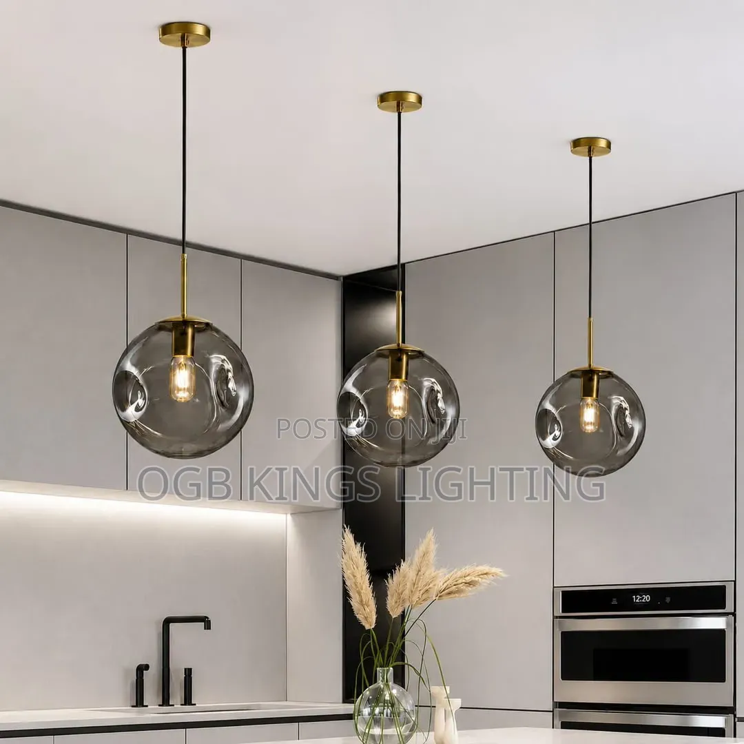 Nordic Glass Single Pendant Light for Kitchen Table Light