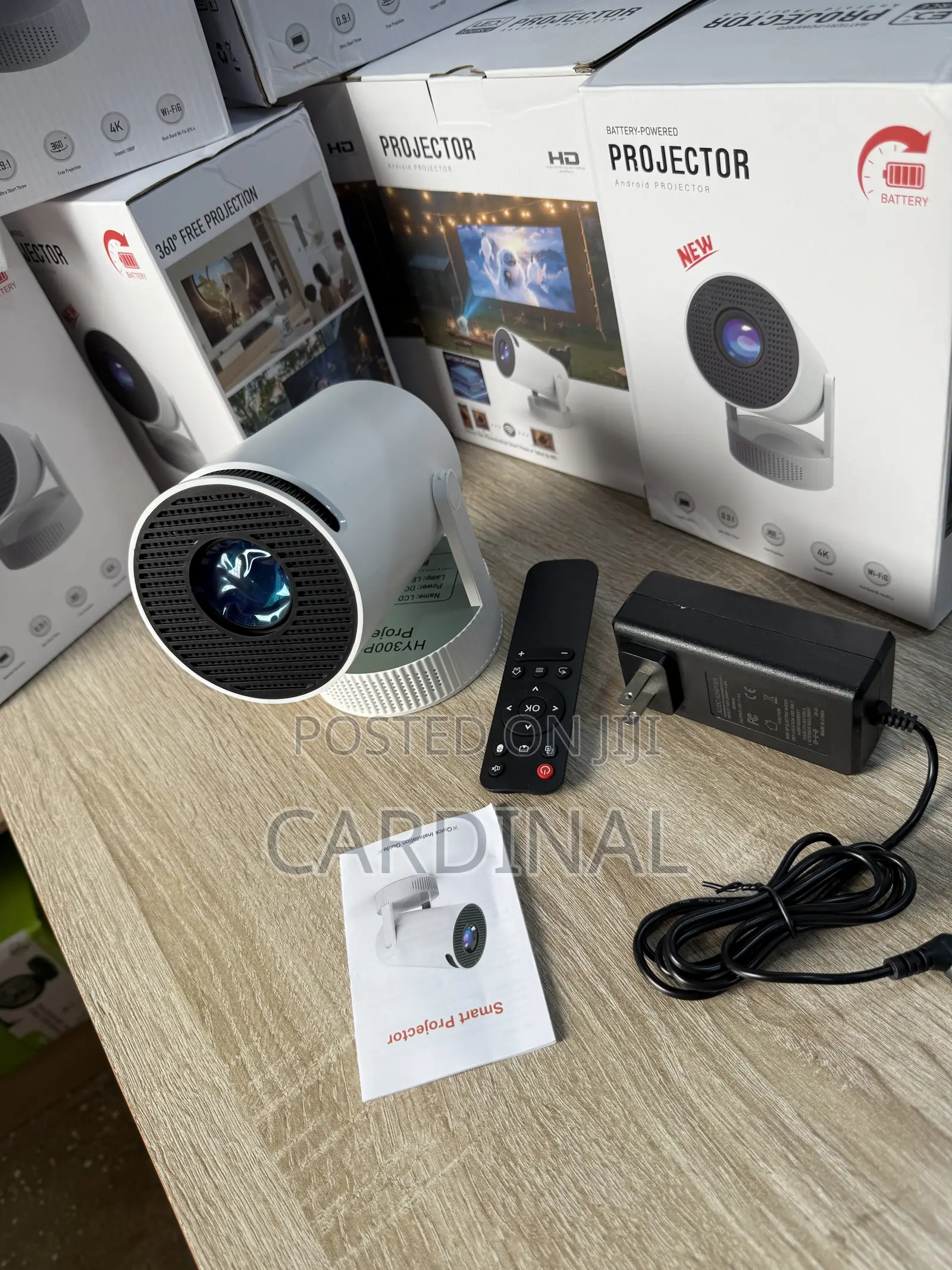 LCD Rechargeable LED Smart Projector