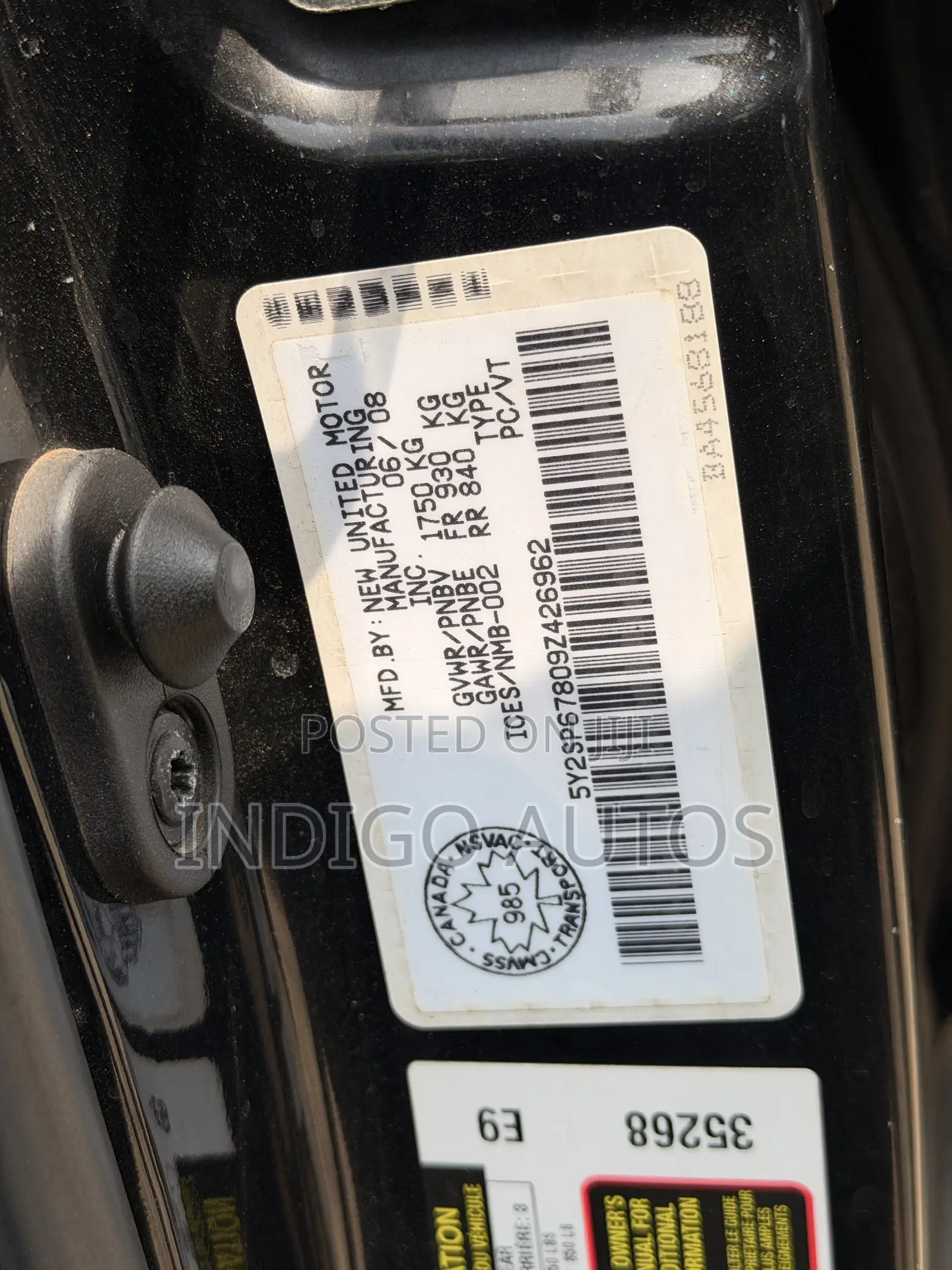 Pontiac Vibe 2009 Black