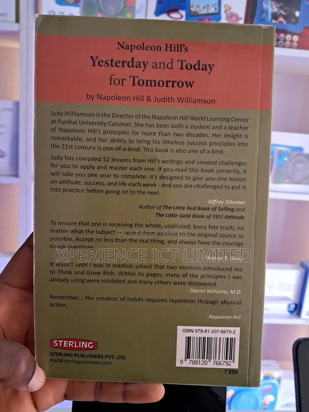 Yesterday and Today for Tomorrow