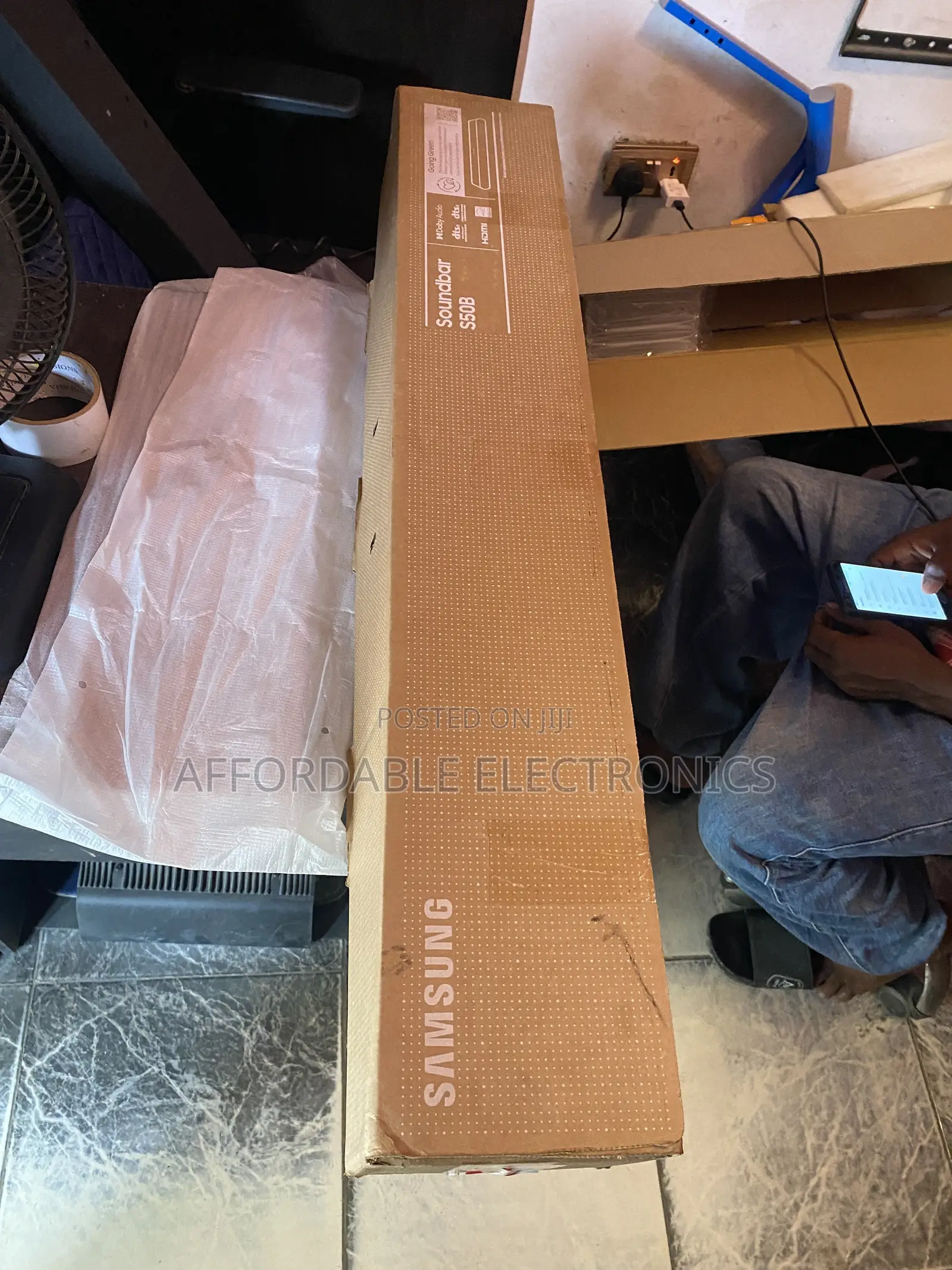 Boxed Samsung Single Sound Bar S50b With Full Accessories