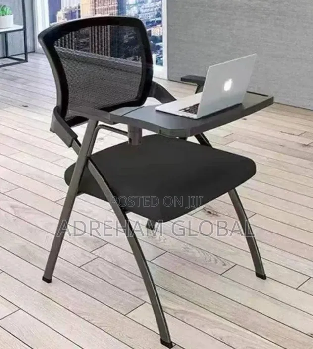 Folding Training Chair With Desk Board, Foldable Writing Board, Office