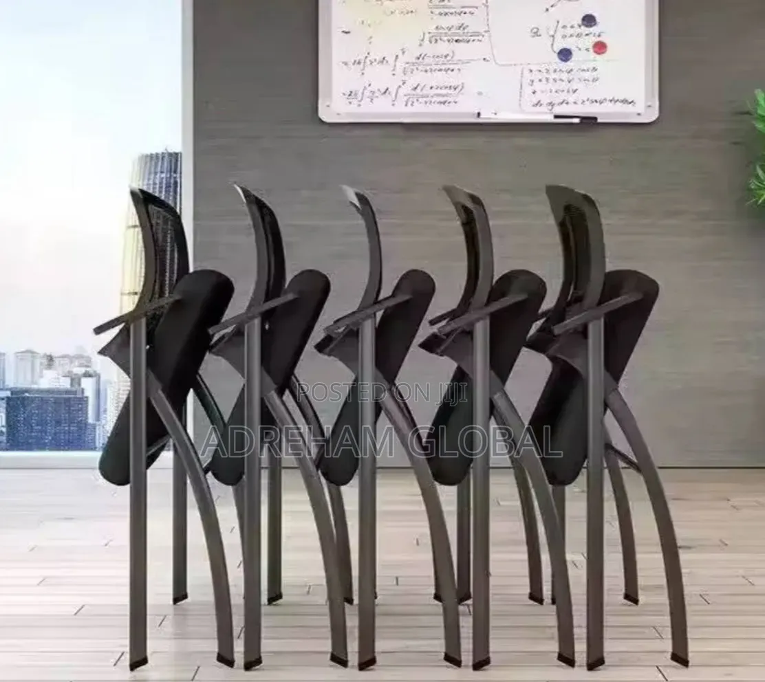 Folding Training Chair With Desk Board, Foldable Writing Board, Office