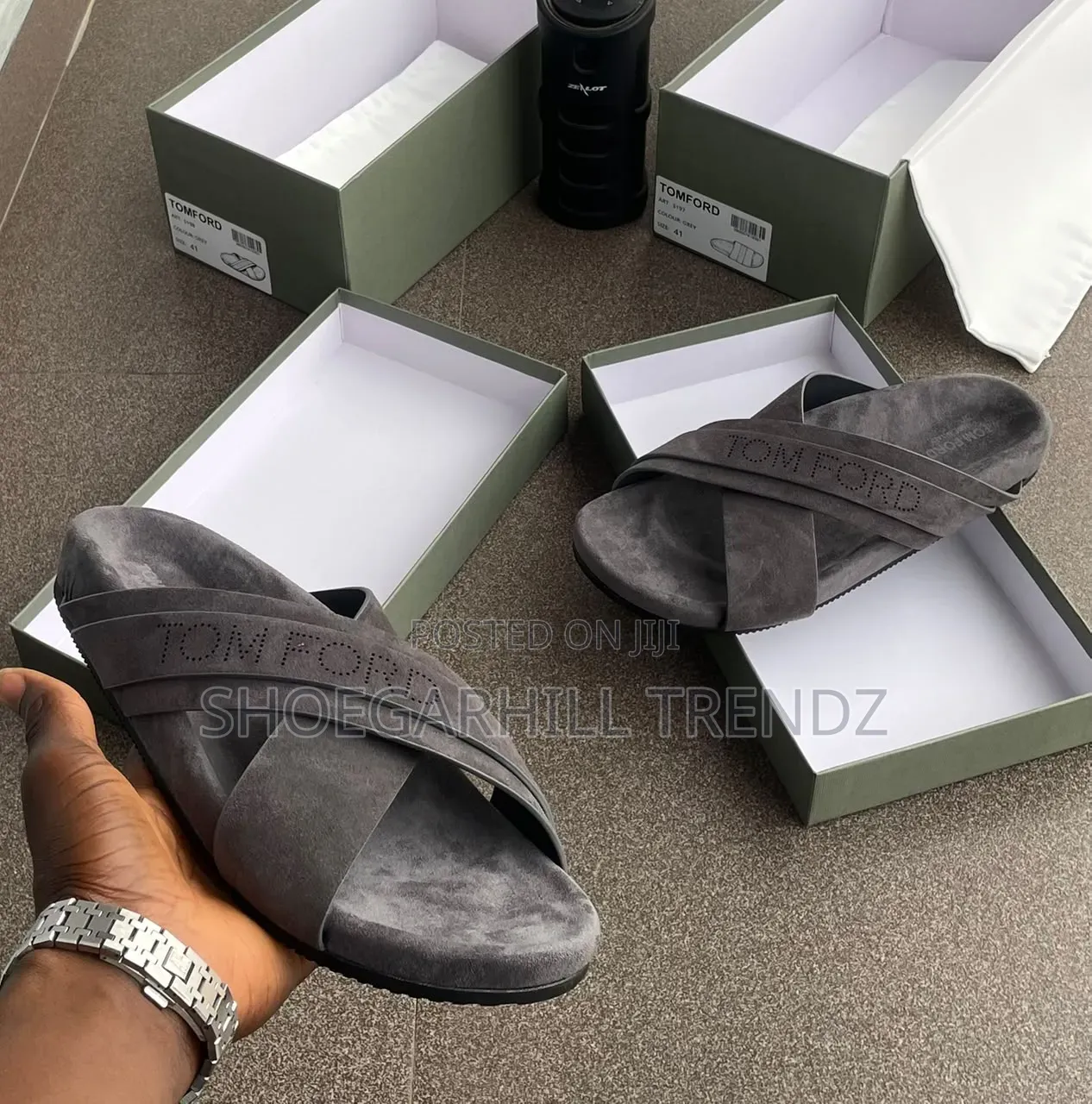 Tomford Crisscross and Covered Palm Slippers | Modern Comfort Style