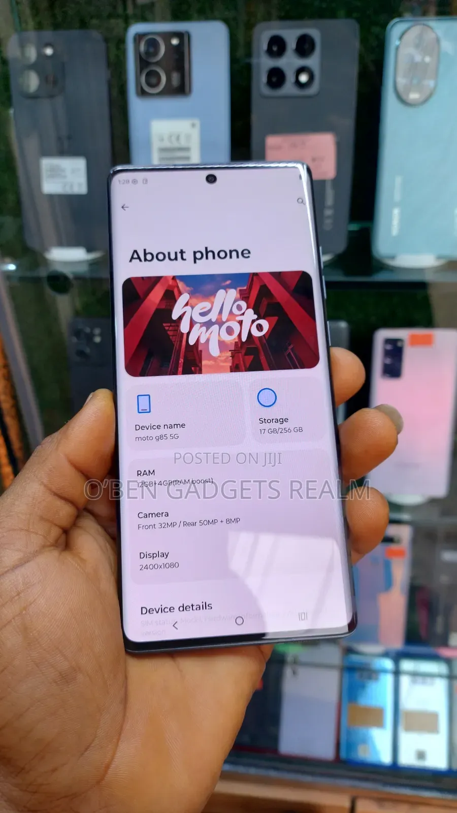 New Motorola Moto G85 256 GB Black