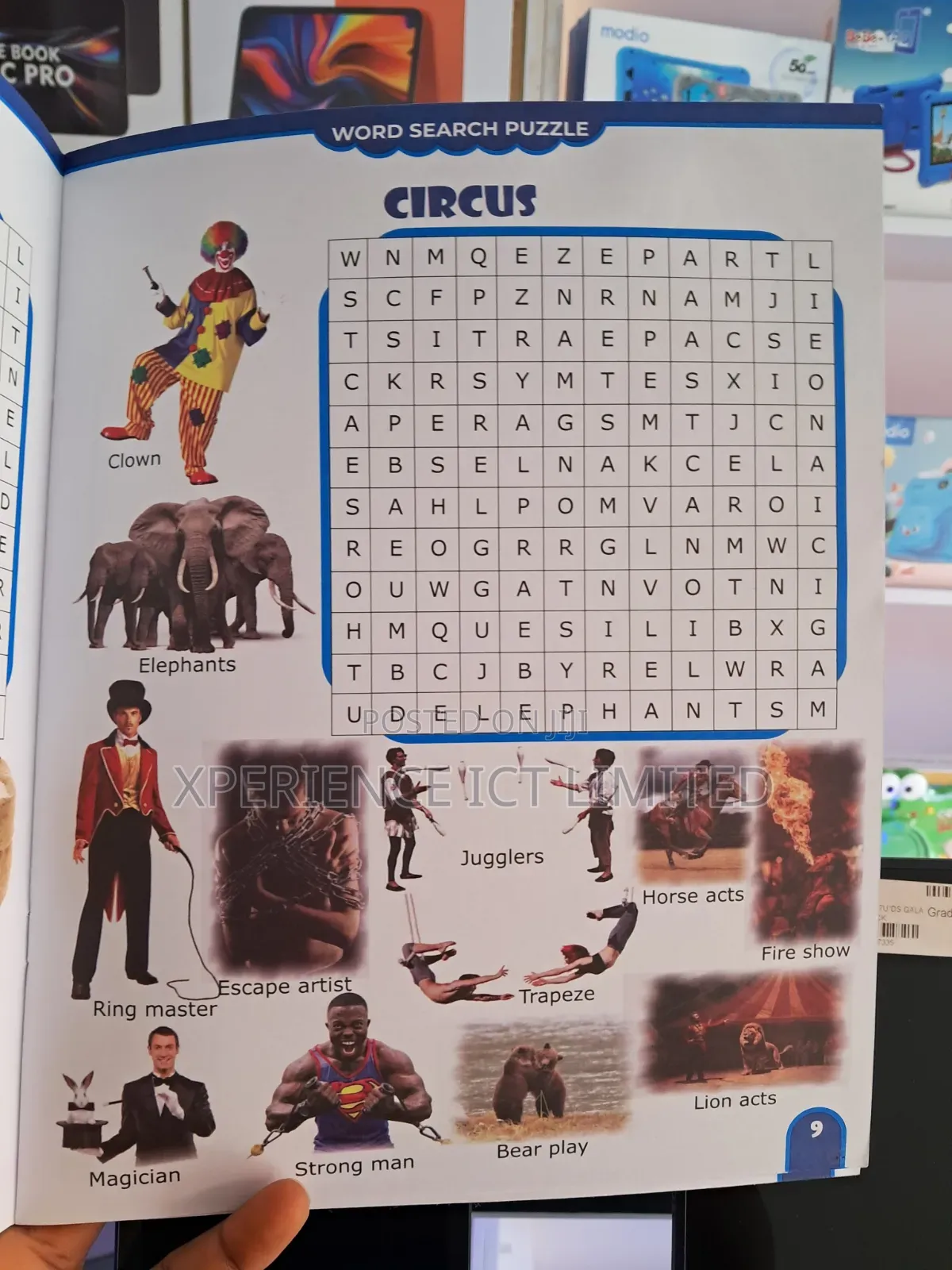 Pictorial Word Search Puzzle