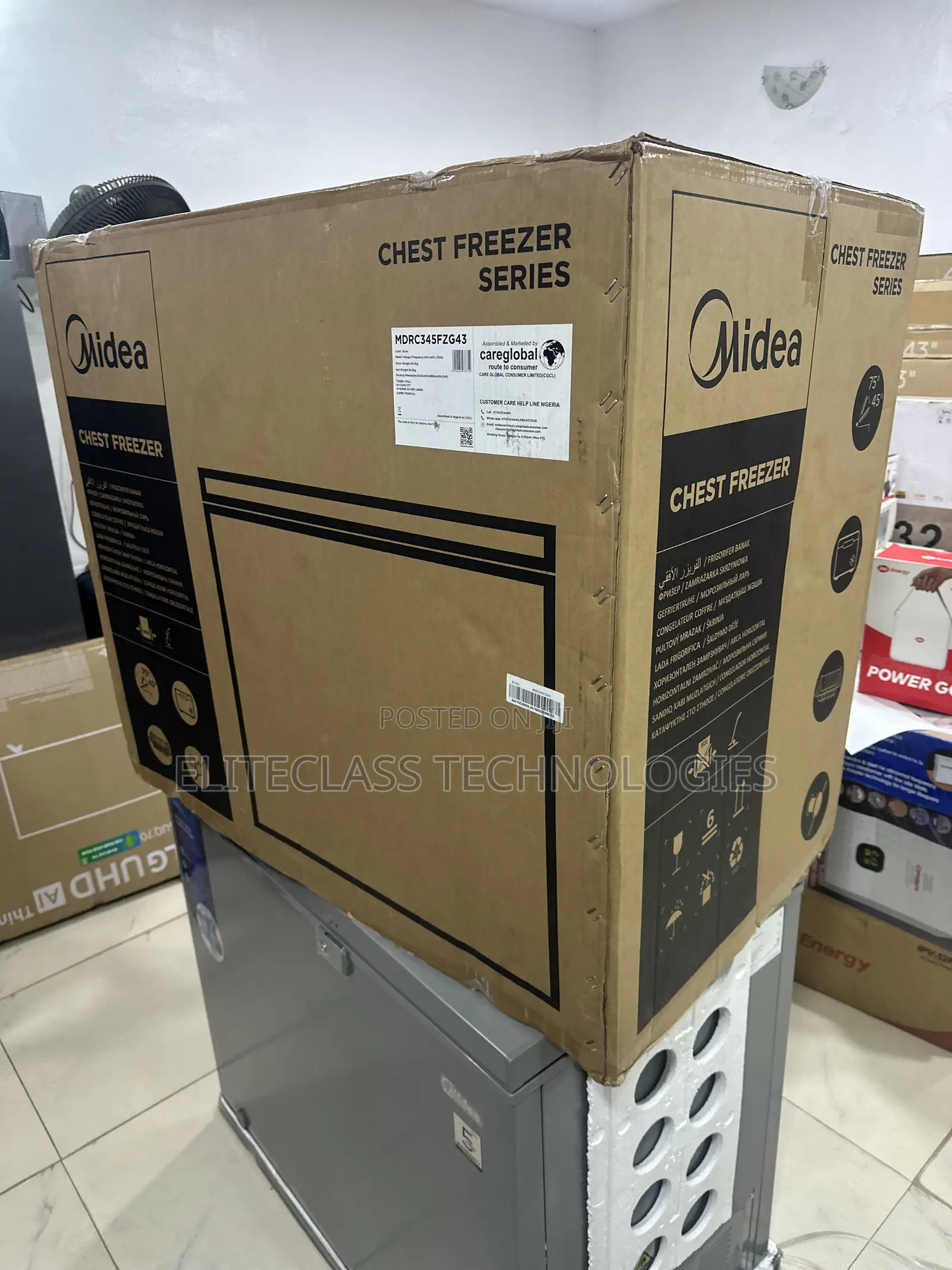 Midea MDRC34SFZG43 Freezer Unit