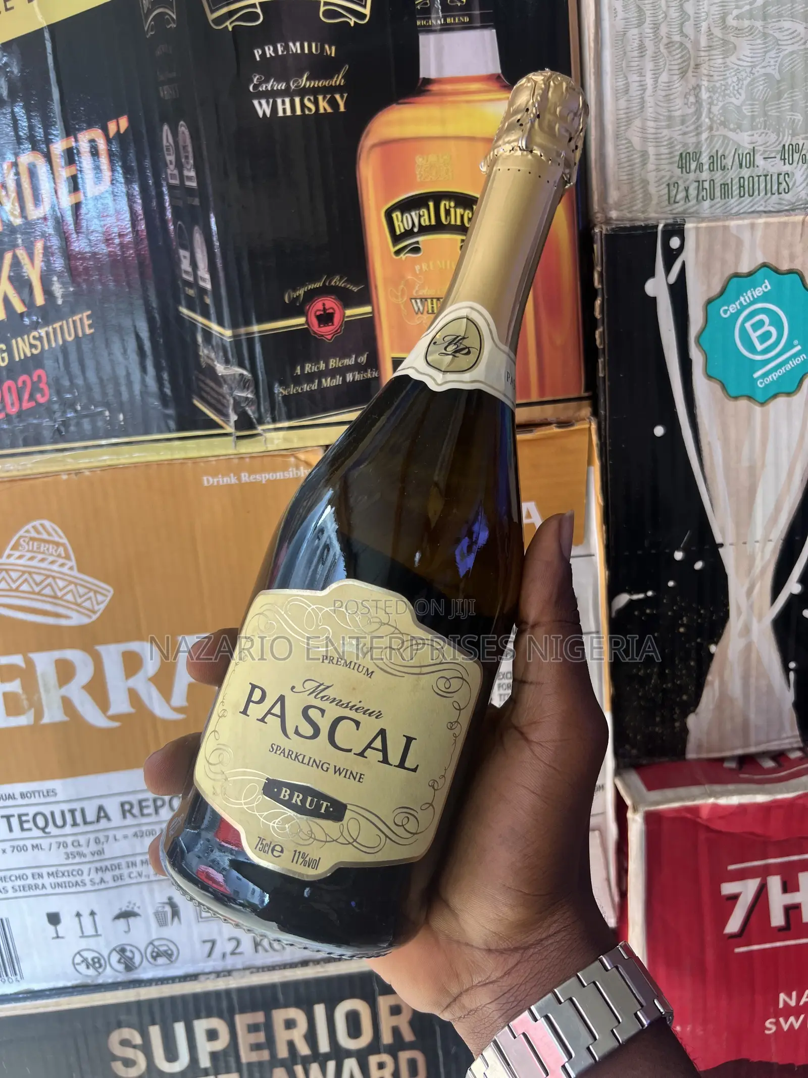 Monsieur Pascal Sparkling Rosé Wine – By 12 Bottles