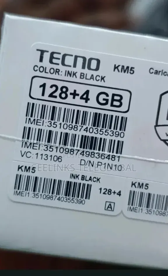 New Tecno Spark 40 128 GB White