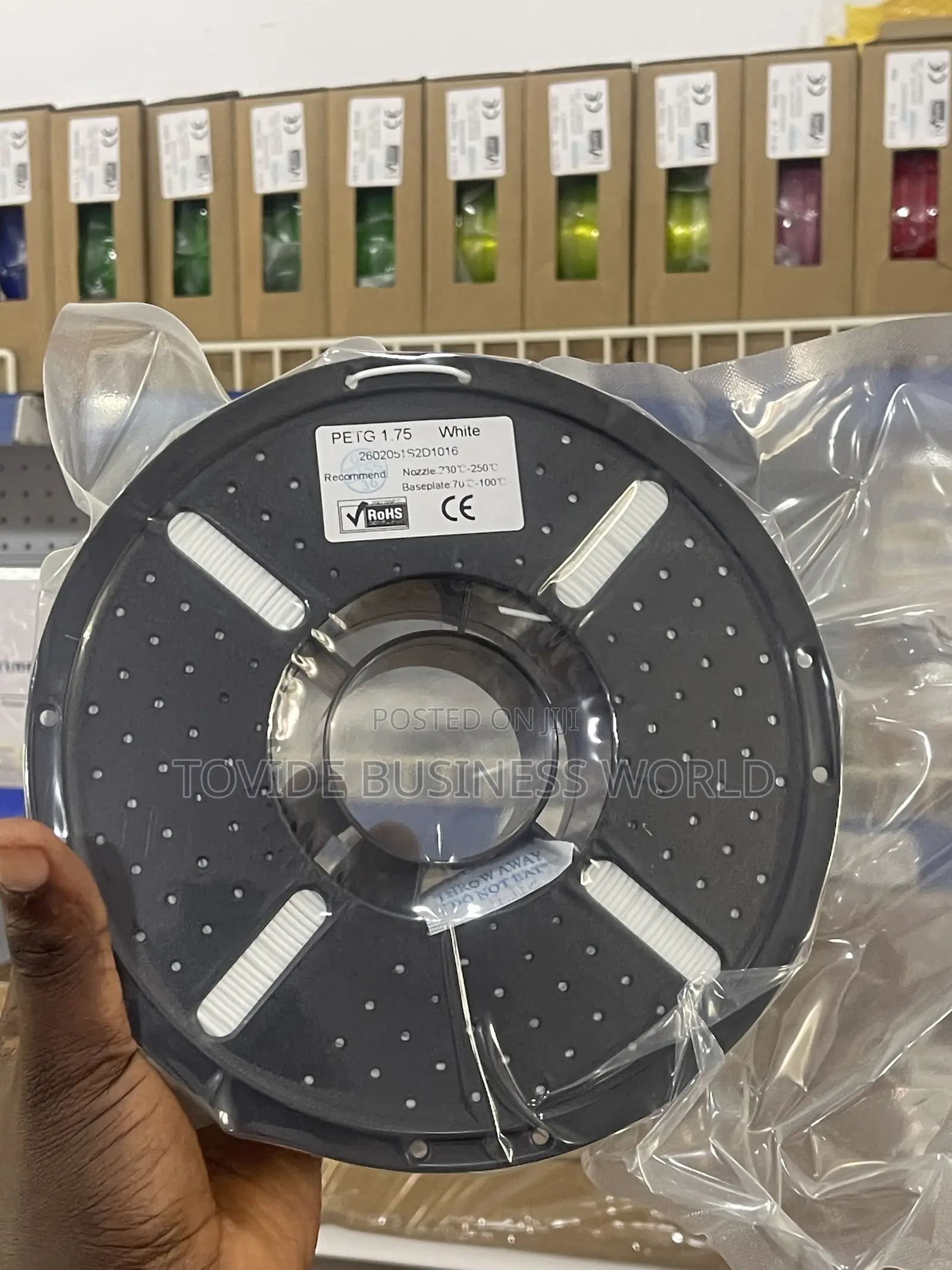 Genric Petg White 1.75mm 1kg