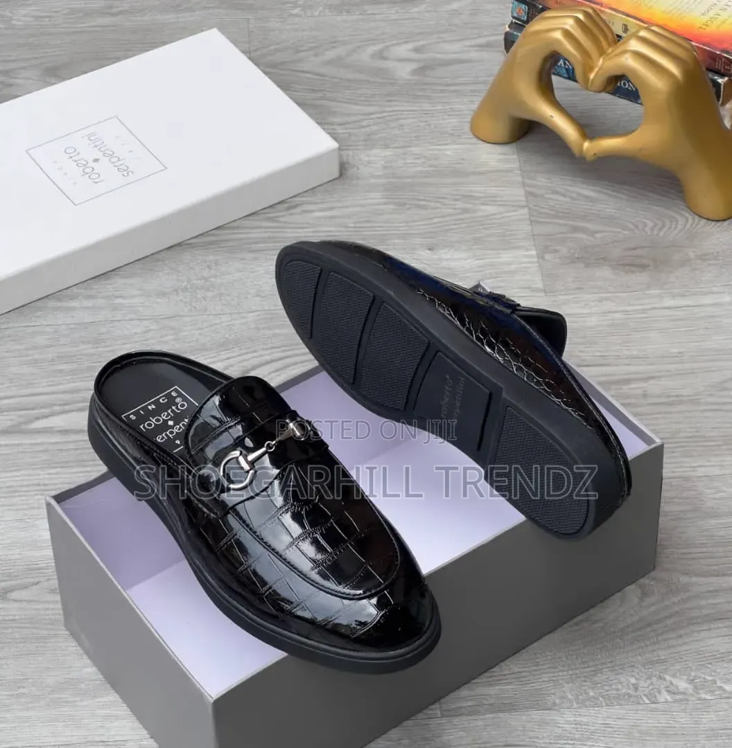 Quality Men's Mules Half Shoes in Leather and Suede Comfy Designs