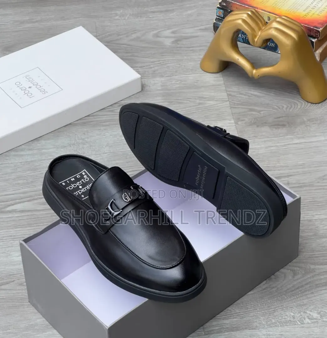 Quality Men's Mules Half Shoes in Leather and Suede Comfy Designs