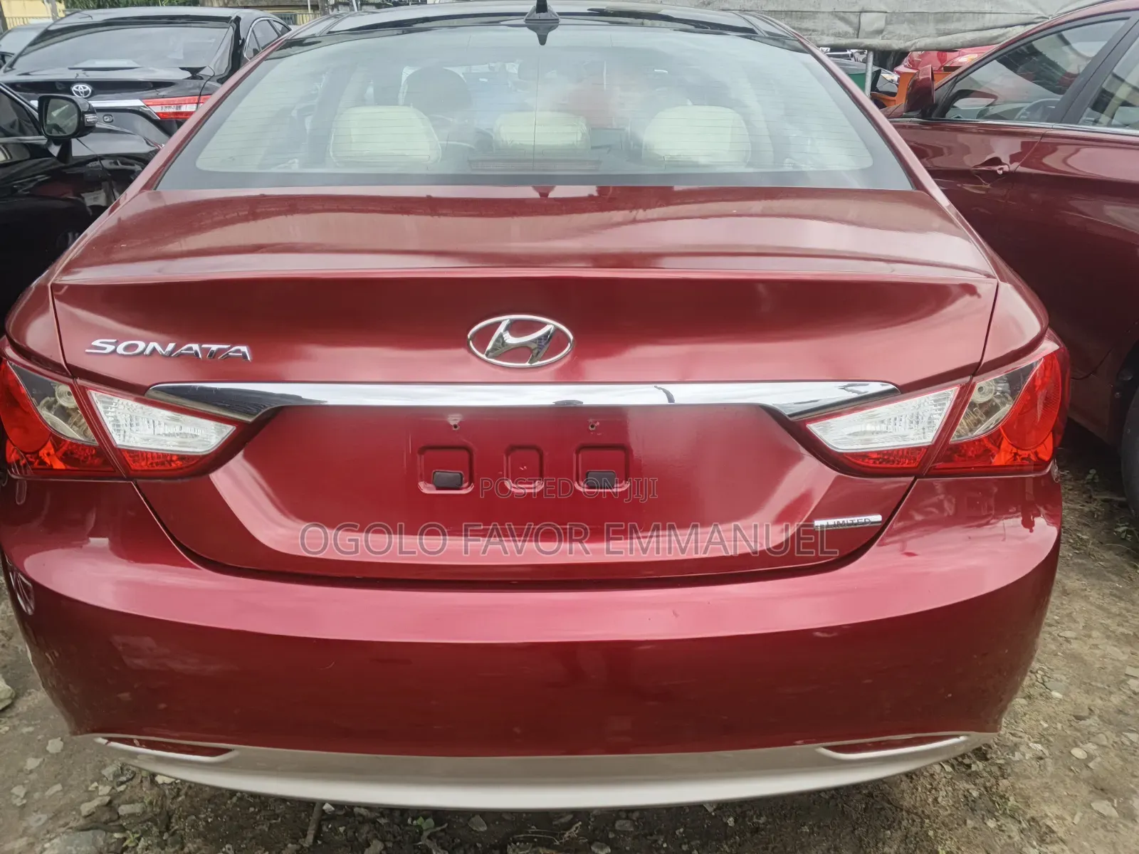 Hyundai Sonata Limited Sedan FWD (2.4L 4cyl 6A) 2012 Red