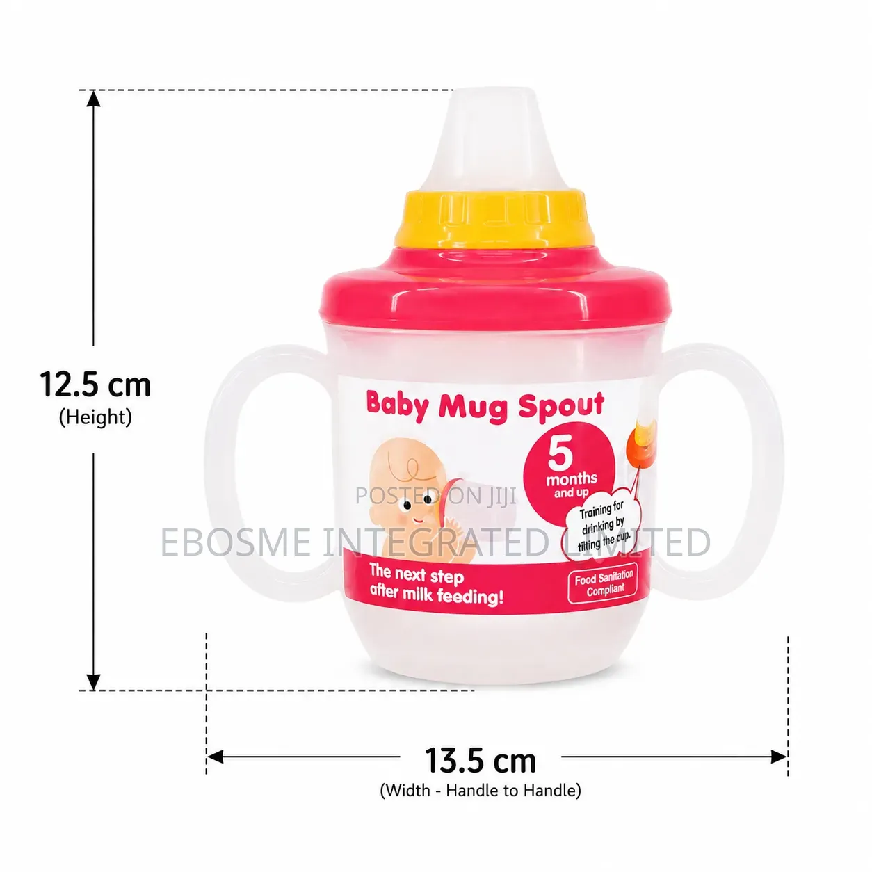 Baby Mug Spout Training Cup With Double Handles 5 Months+