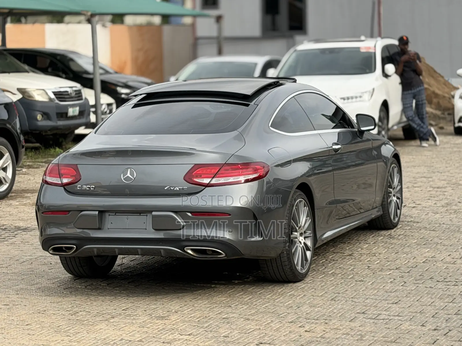 Mercedes-Benz C300 Base C300 AWD 4MATIC Coupe 2018 Gray
