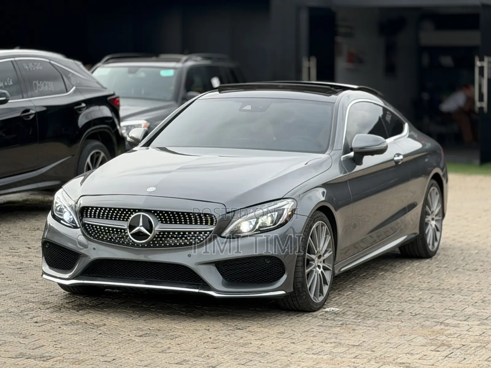 Mercedes-Benz C300 Base C300 AWD 4MATIC Coupe 2018 Gray