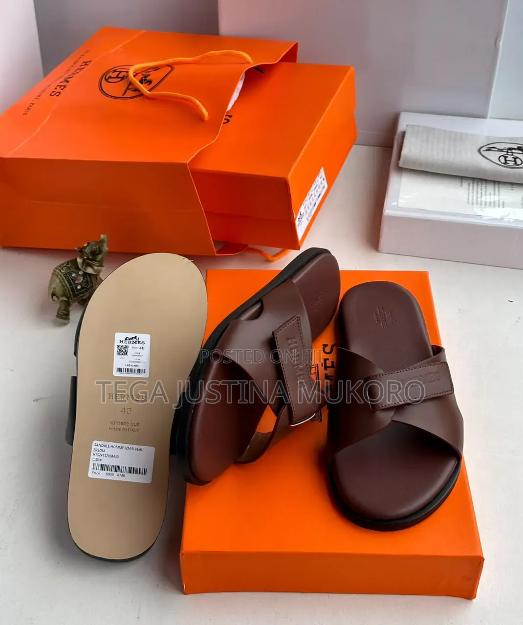Latest Design High Quality Men's Hook and Loop Colours Slippers